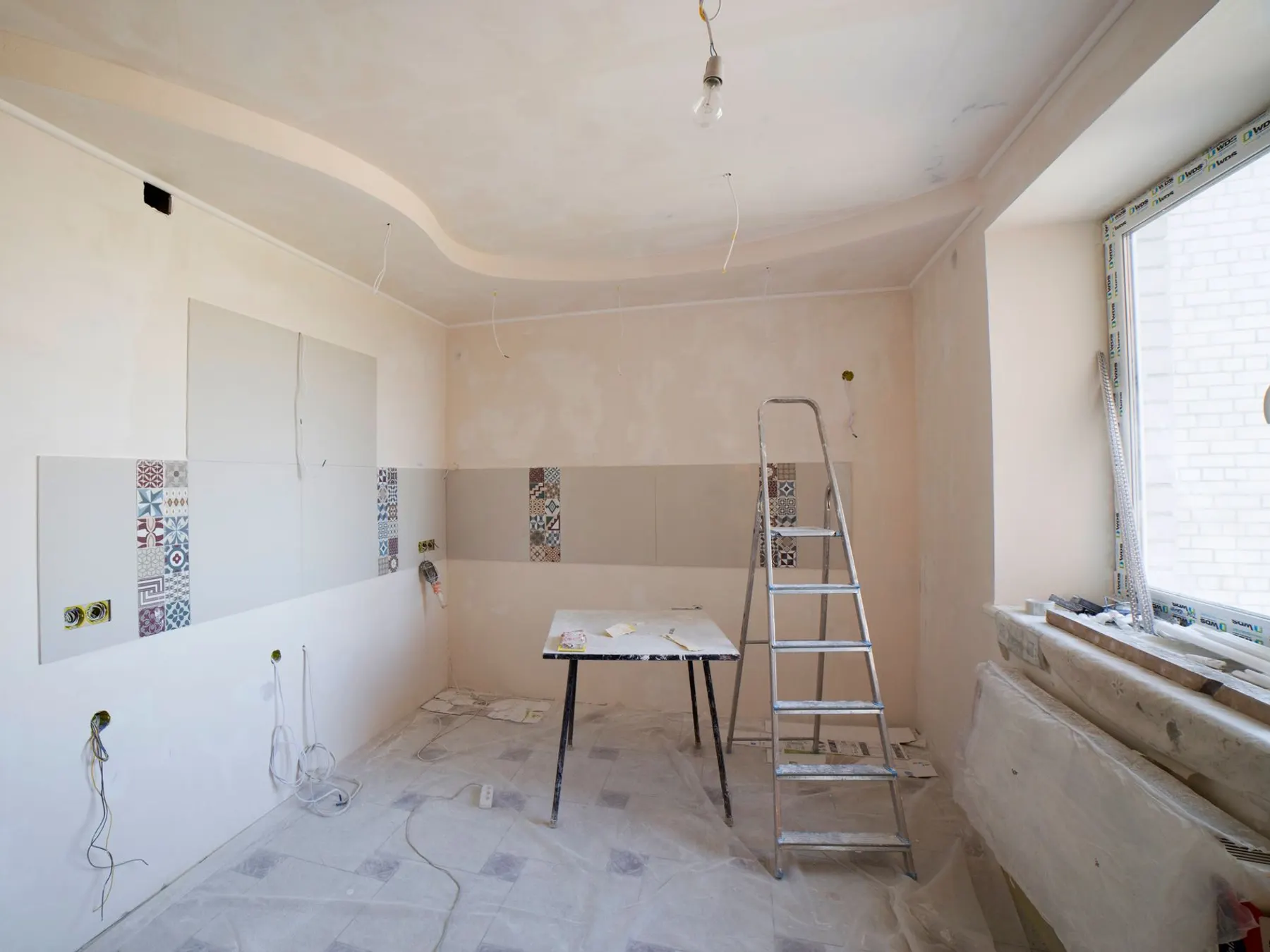 Plastering work by Multi Skim Plastering